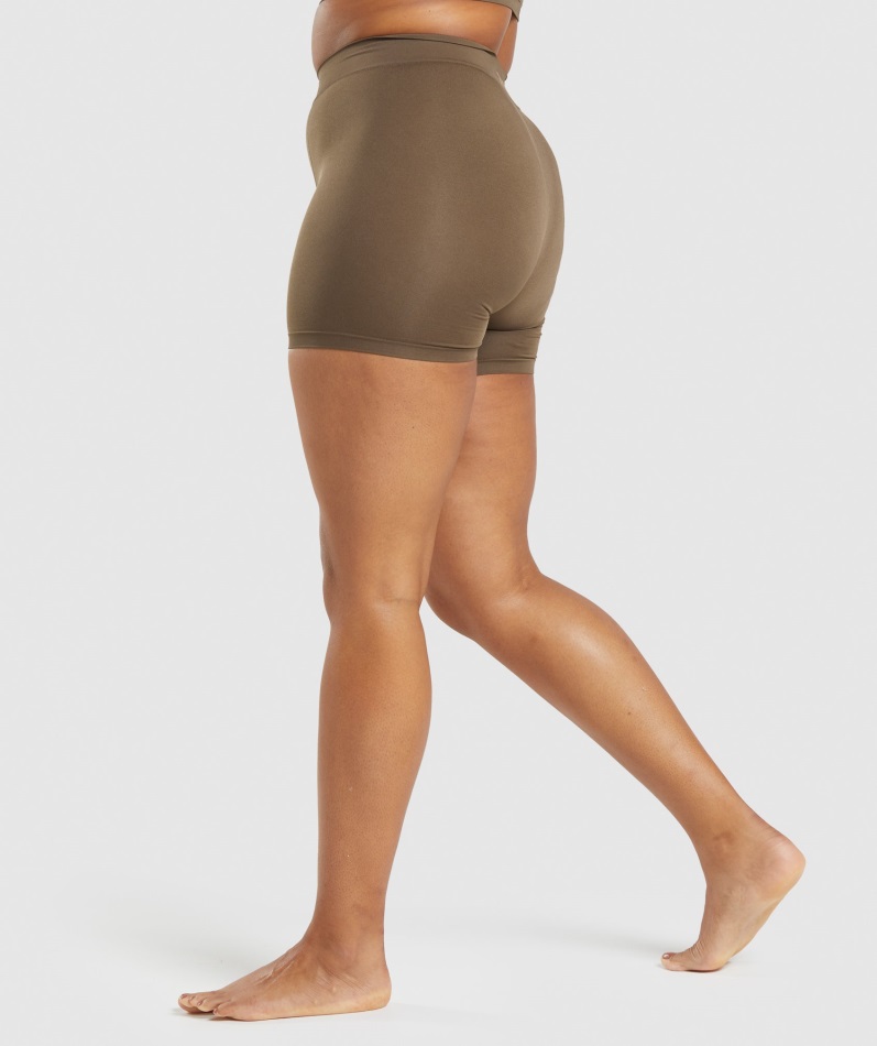 シームレス ボクサー ウォールナット ブラウン ジムシャーク